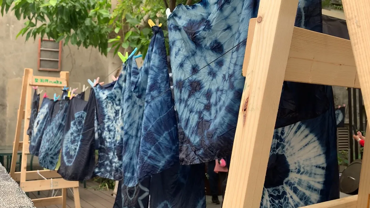 新北三峽藍染工藝 看見馬藍花之美