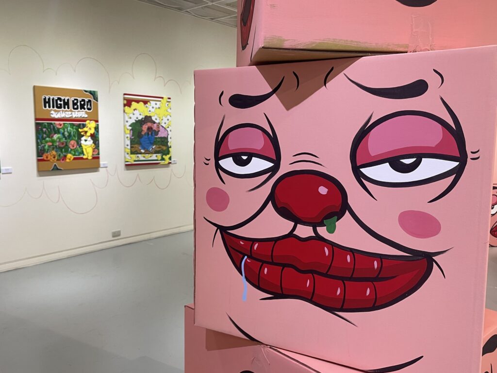 黑雞先生「壞品味」個展。攝影 / 林資婕